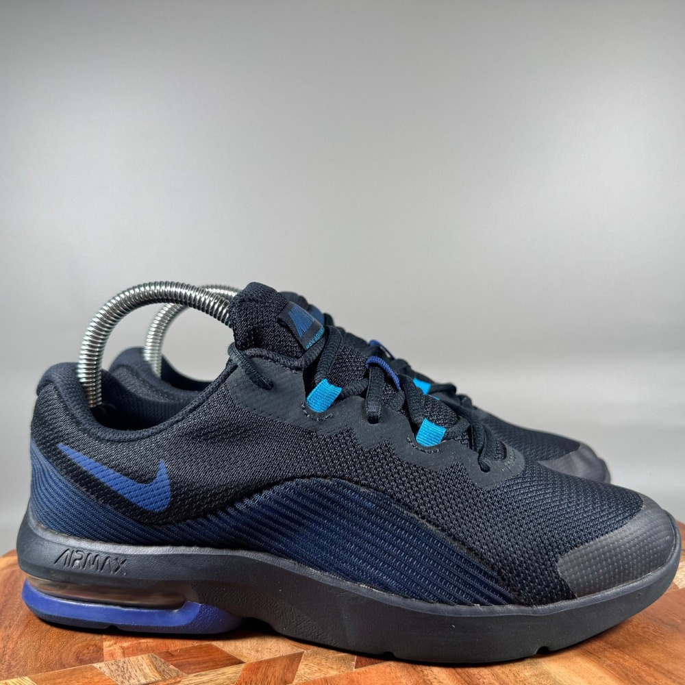 Nike Air‎ Max Advantage 2 Black Blue Running Shoes AH3432-400 Womens 7.5 Mens 6Y